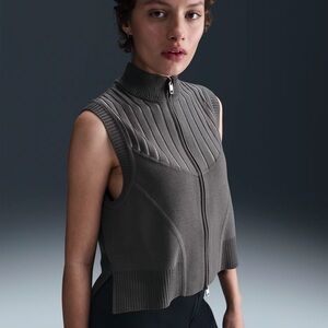 Nike Every Stitch Considered Women’s Knit Vest XS NWT Midnight Fog/Clear
